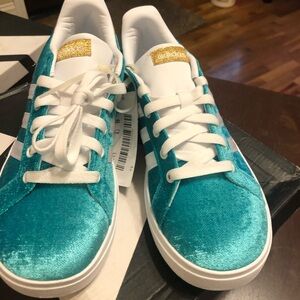 Adidas Teal /white Athletic Shoes